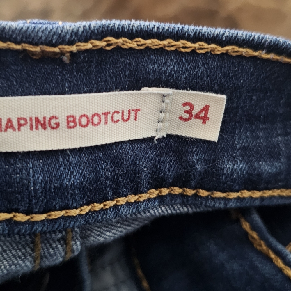 Men's Blue Bootcut Jeans